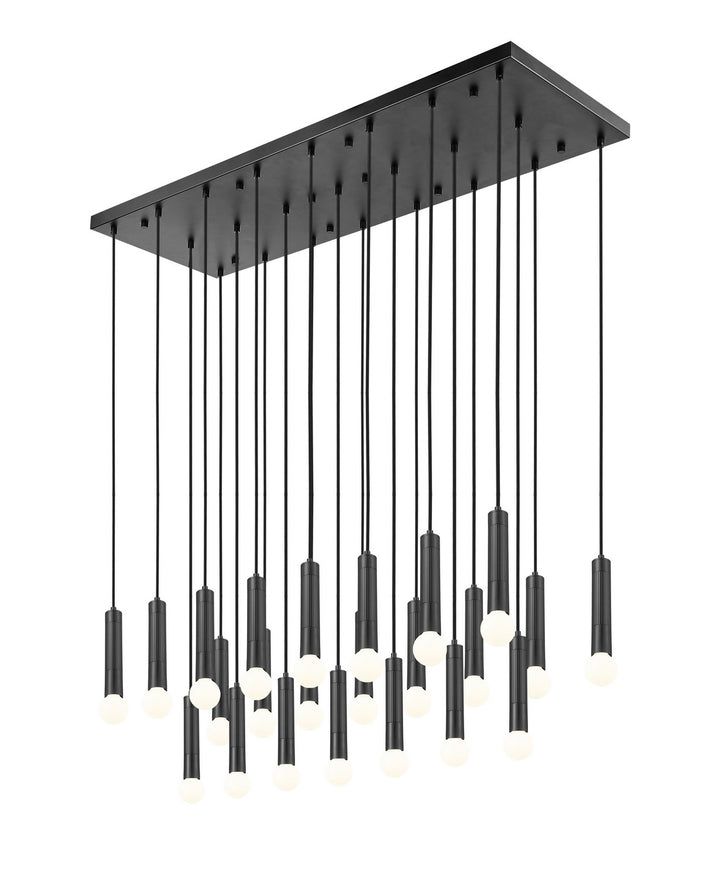 Z-Lite Canada - 1956P-23L-MB - 23 Light Linear Chandelier - Stari - Matte Black