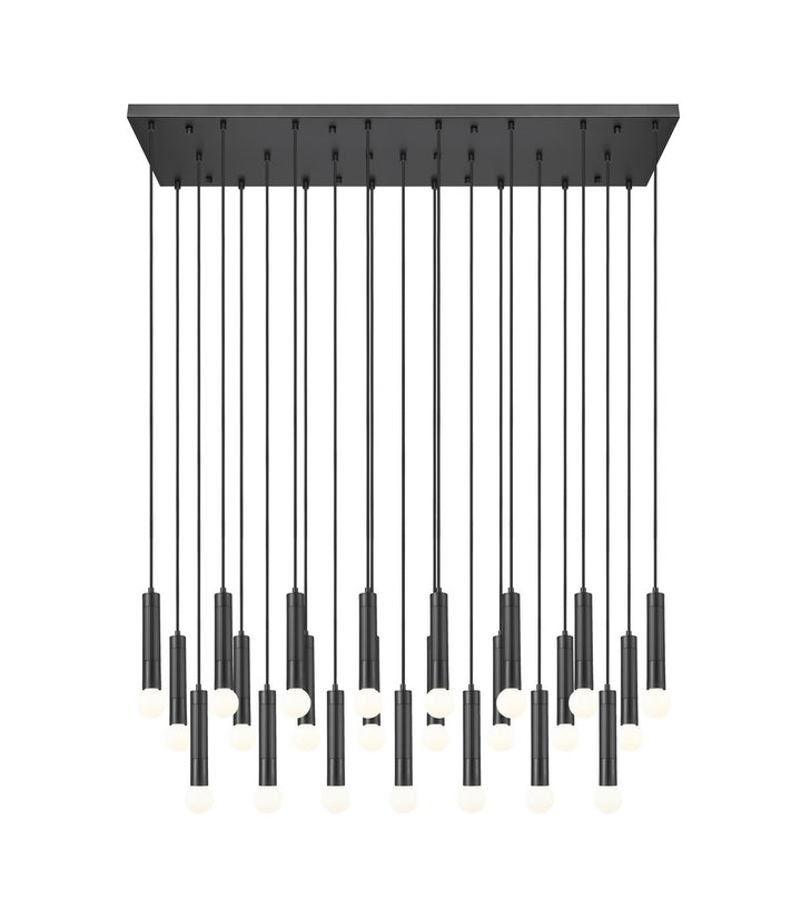 Z-Lite Canada - 1956P-23L-MB - 23 Light Linear Chandelier - Stari - Matte Black