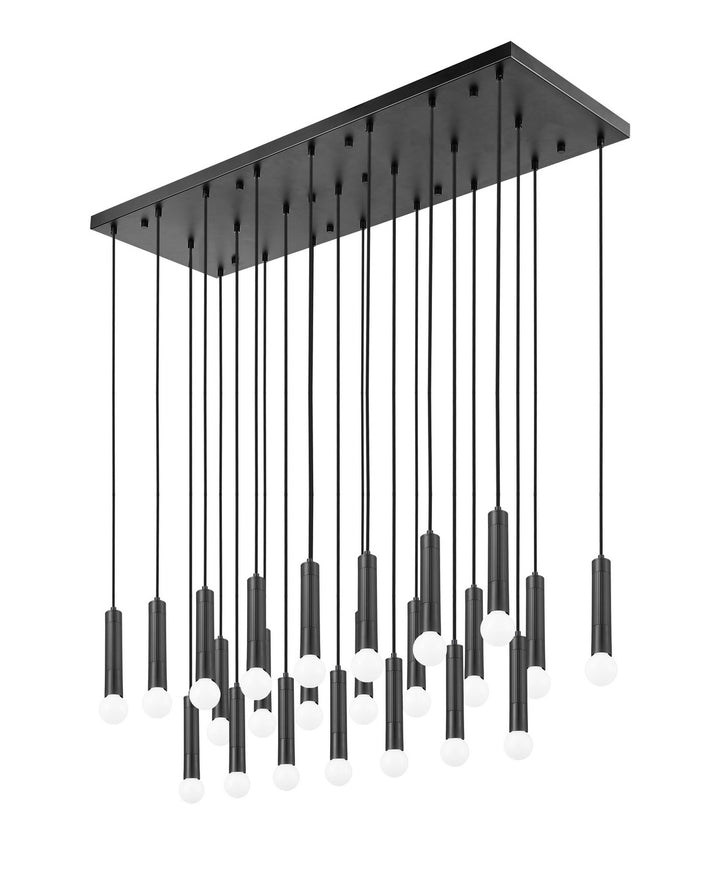 Z-Lite Canada - 1956P-23L-MB - 23 Light Linear Chandelier - Stari - Matte Black