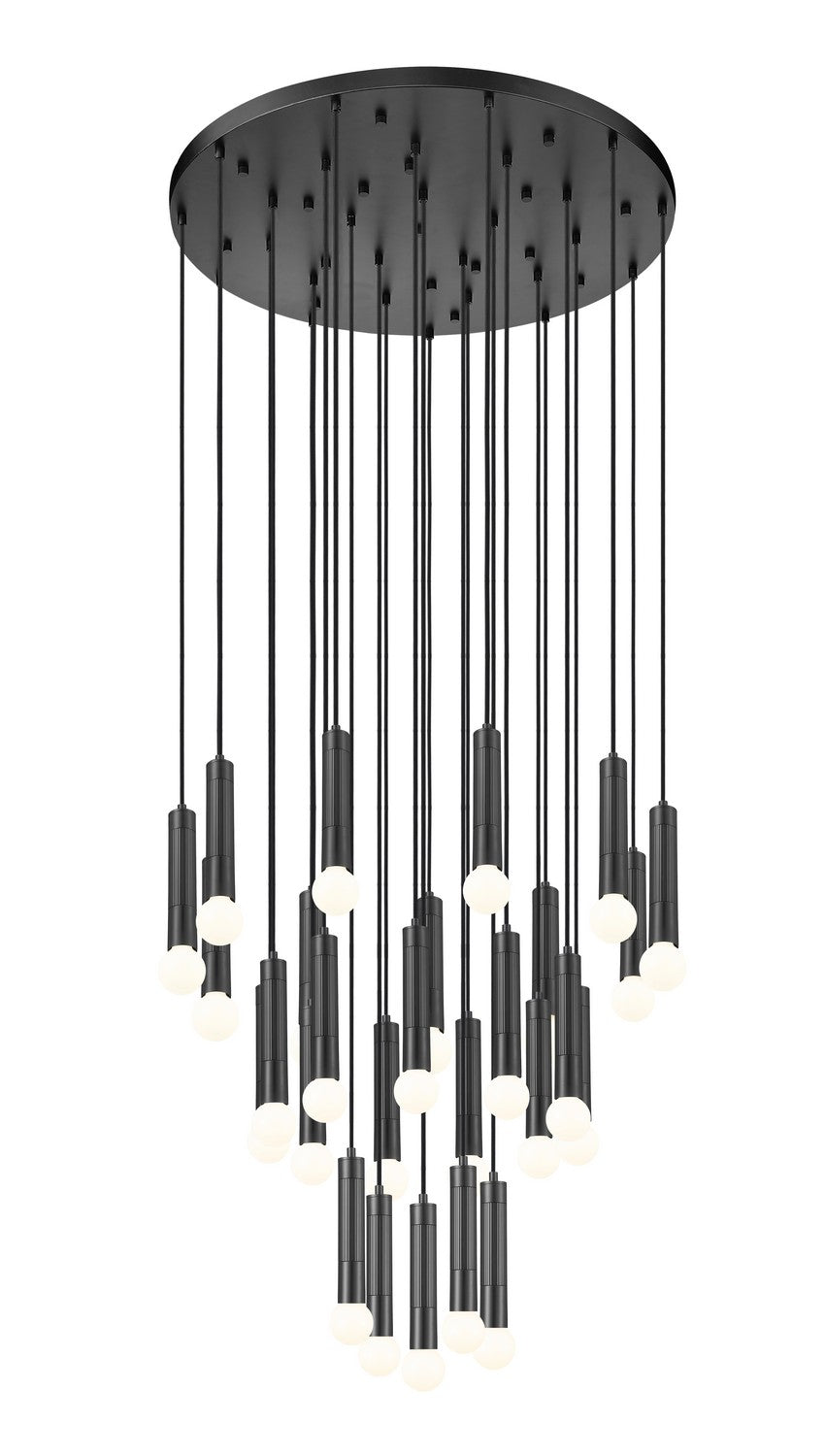 Z-Lite Canada - 1956P-27R-MB - 27 Light Chandelier - Stari - Matte Black