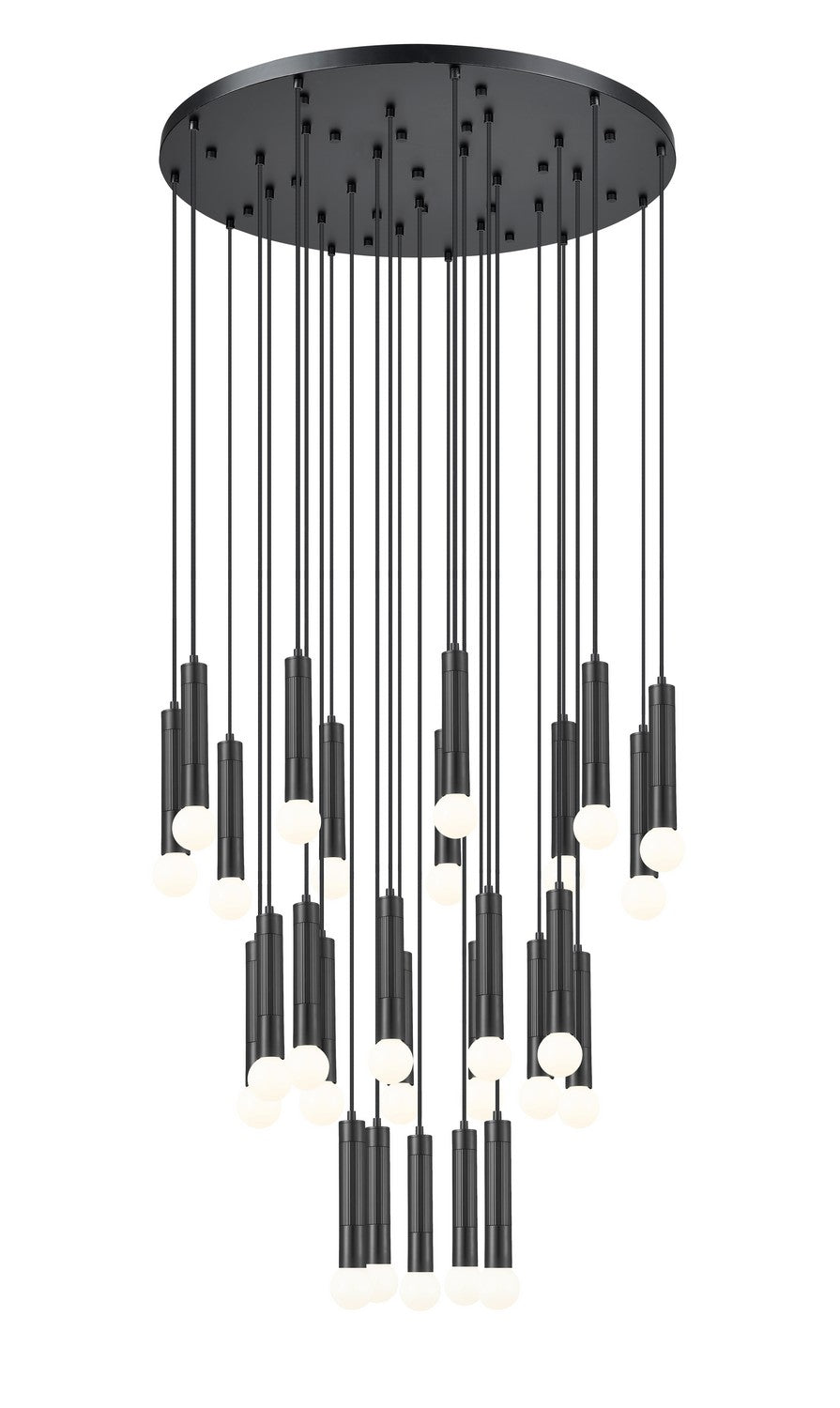 Z-Lite Canada - 1956P-27R-MB - 27 Light Chandelier - Stari - Matte Black