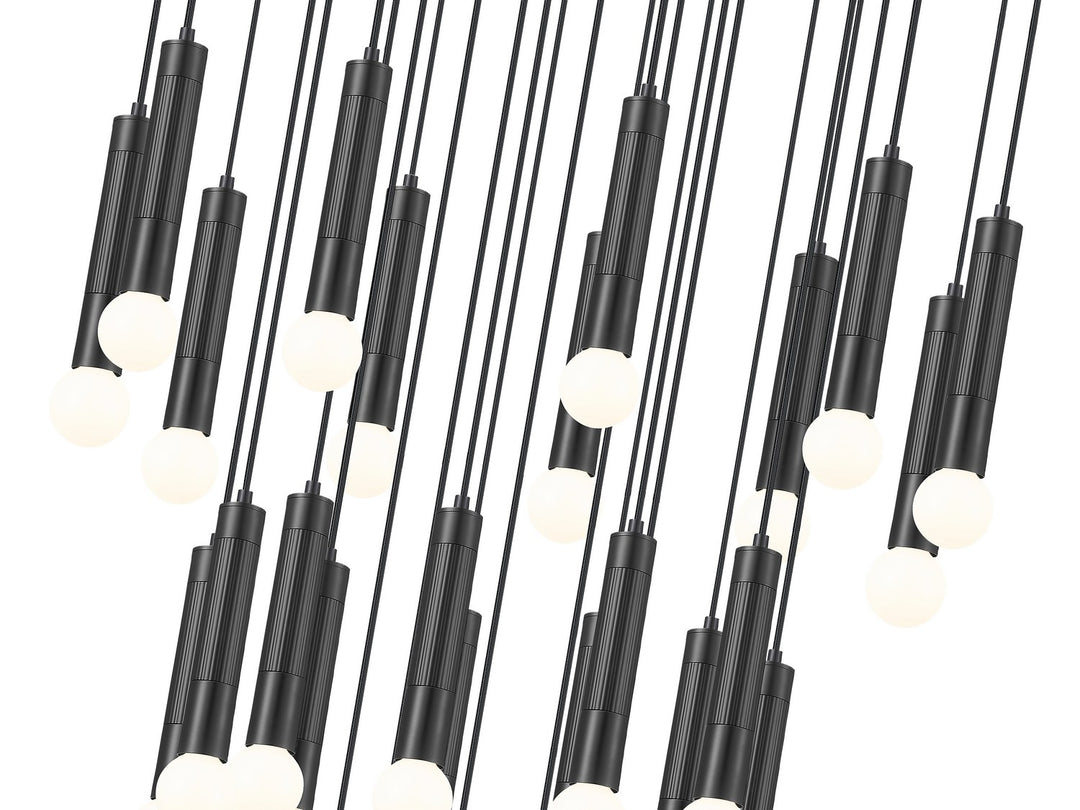 Z-Lite Canada - 1956P-27R-MB - 27 Light Chandelier - Stari - Matte Black