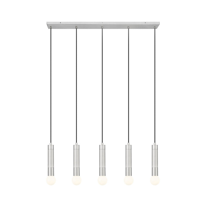 Z-Lite Canada - 1956P-5L-BN - Five Light Linear Chandelier - Stari - Brushed Nickel