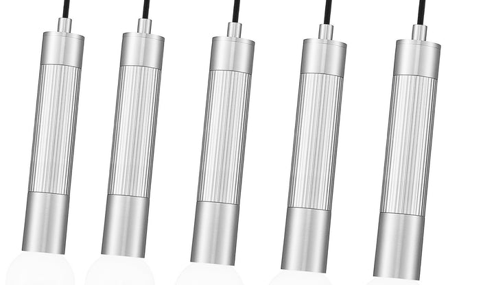 Z-Lite Canada - 1956P-5L-BN - Five Light Linear Chandelier - Stari - Brushed Nickel