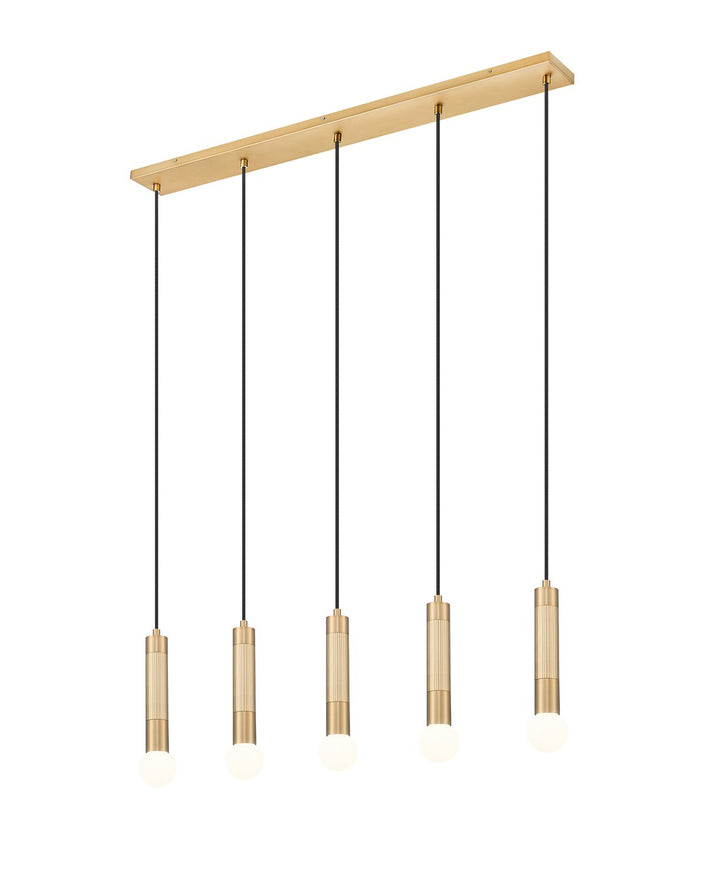 Z-Lite Canada - 1956P-5L-MGLD - Five Light Linear Chandelier - Stari - Modern Gold
