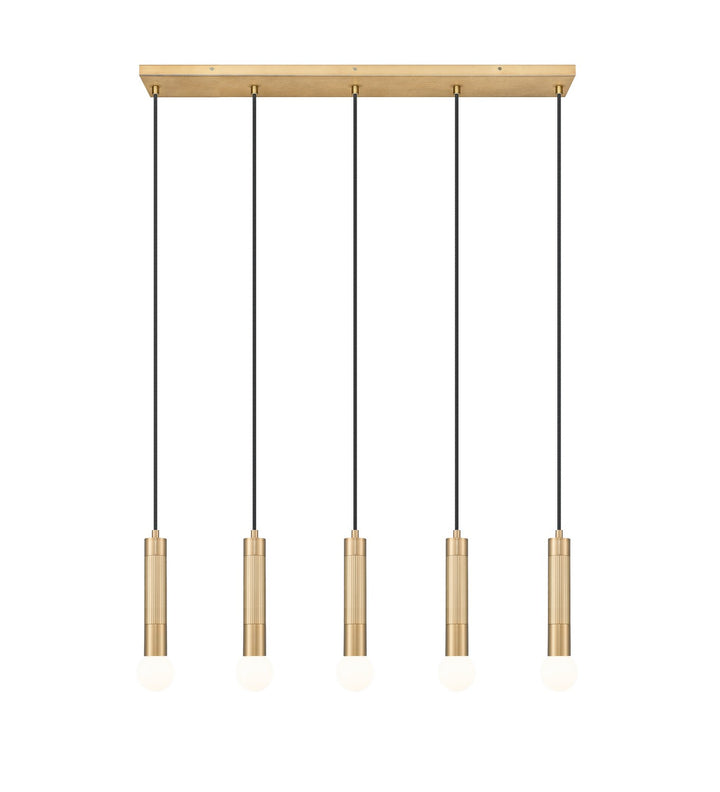 Z-Lite Canada - 1956P-5L-MGLD - Five Light Linear Chandelier - Stari - Modern Gold