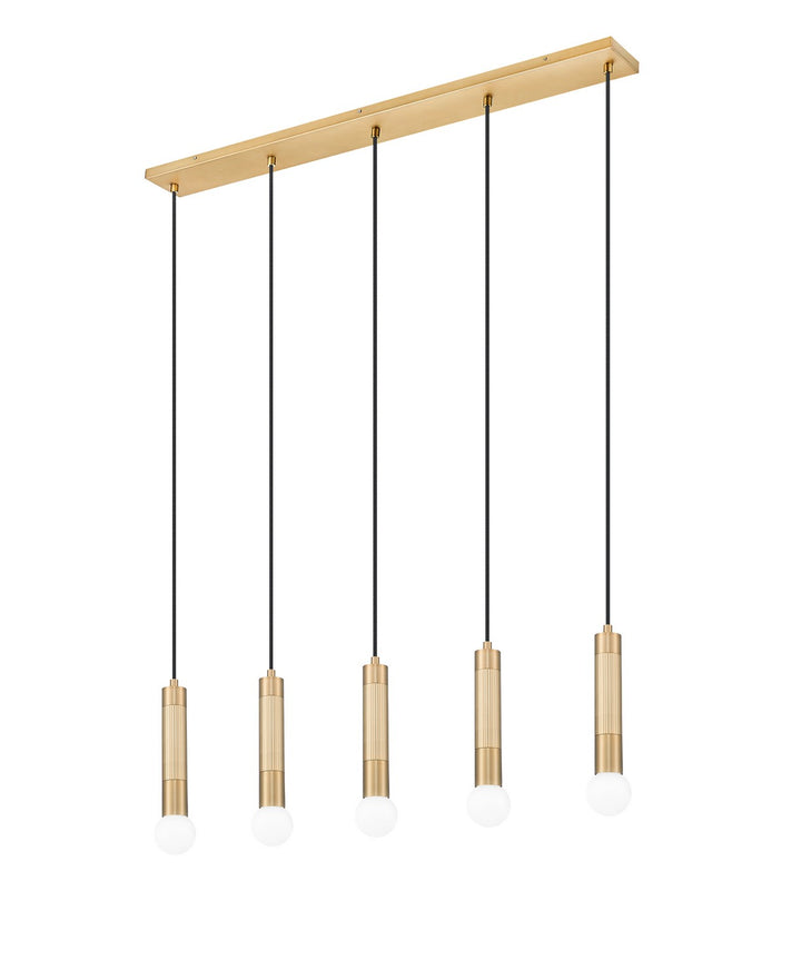 Z-Lite Canada - 1956P-5L-MGLD - Five Light Linear Chandelier - Stari - Modern Gold