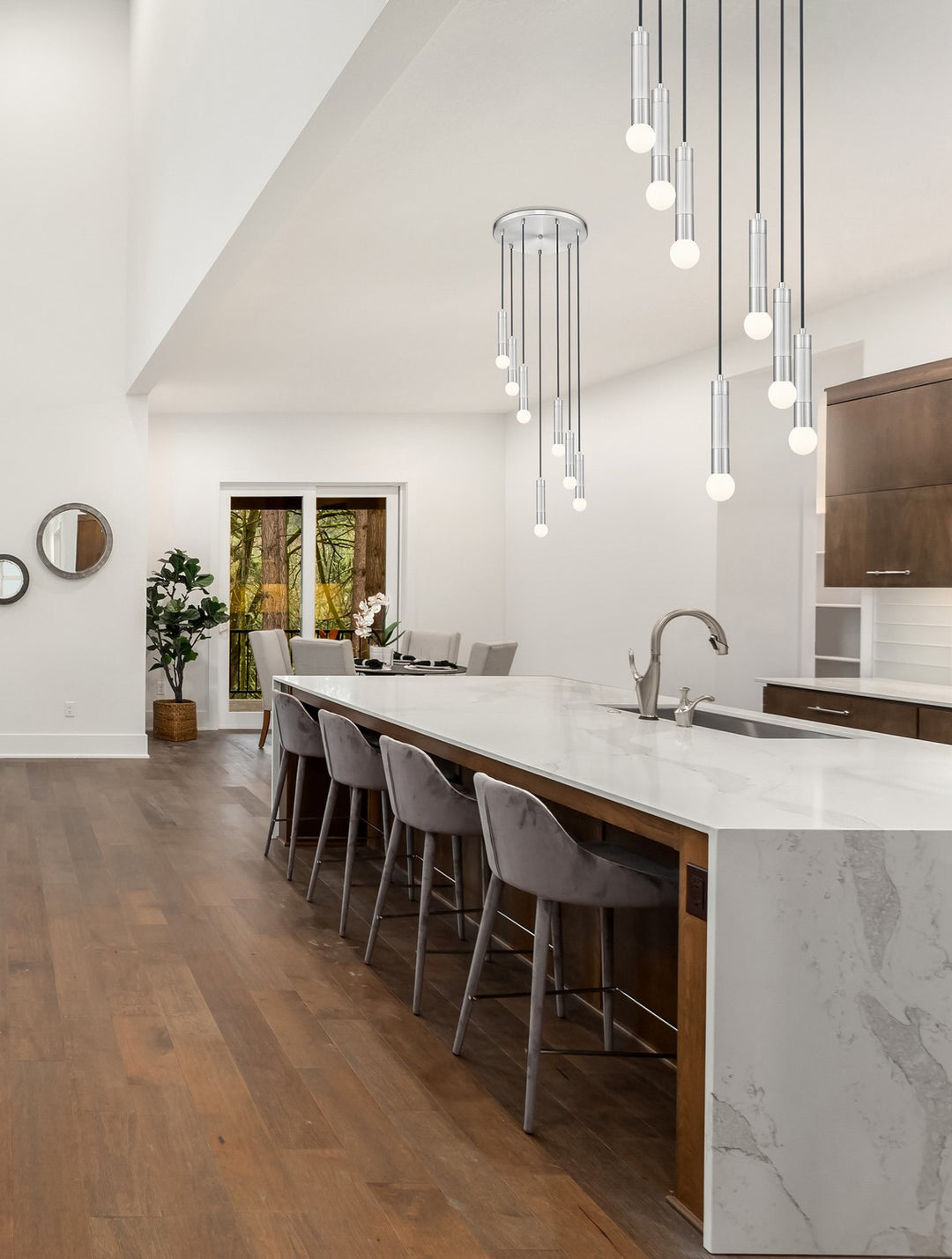 Z-Lite Canada - 1956P-5R-BN - Five Light Chandelier - Stari - Brushed Nickel