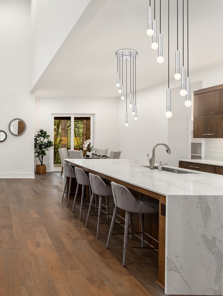 Z-Lite Canada - 1956P-5R-BN - Five Light Chandelier - Stari - Brushed Nickel