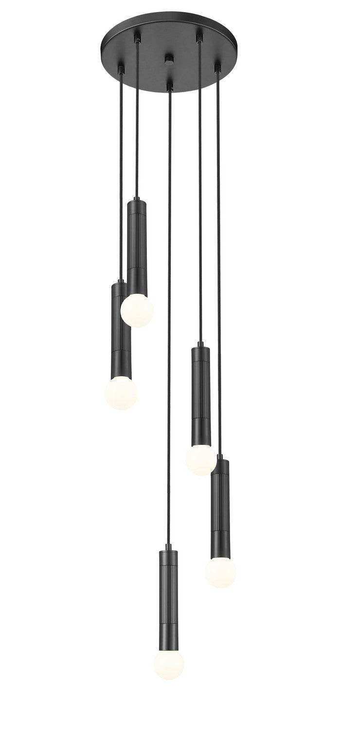 Z-Lite Canada - 1956P-5R-MB - Five Light Chandelier - Stari - Matte Black