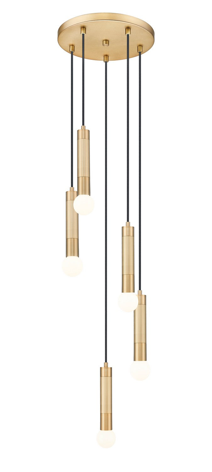 Z-Lite Canada - 1956P-5R-MGLD - Five Light Chandelier - Stari - Modern Gold
