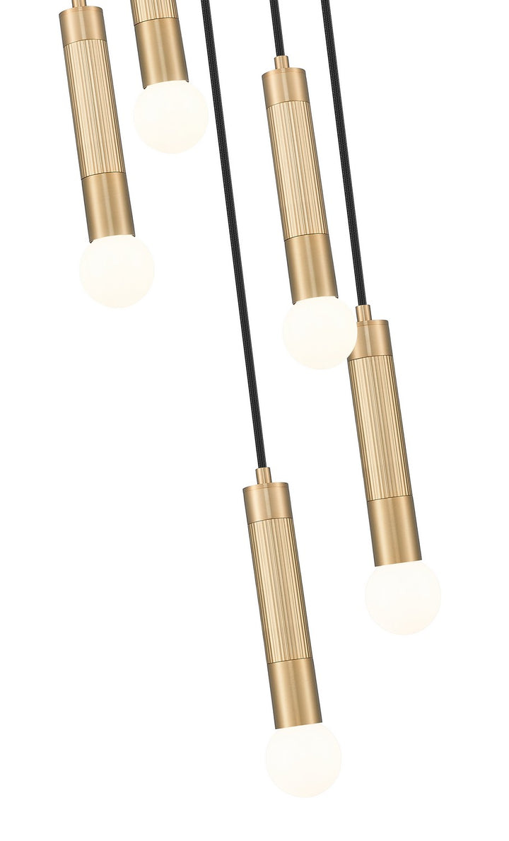 Z-Lite Canada - 1956P-5R-MGLD - Five Light Chandelier - Stari - Modern Gold