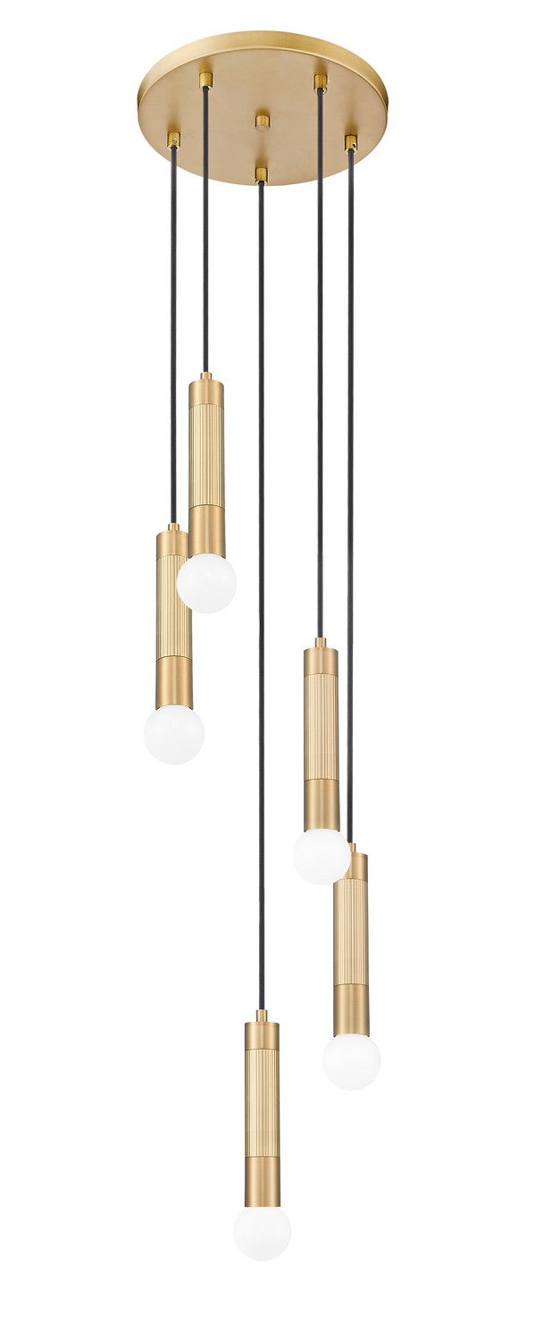 Z-Lite Canada - 1956P-5R-MGLD - Five Light Chandelier - Stari - Modern Gold