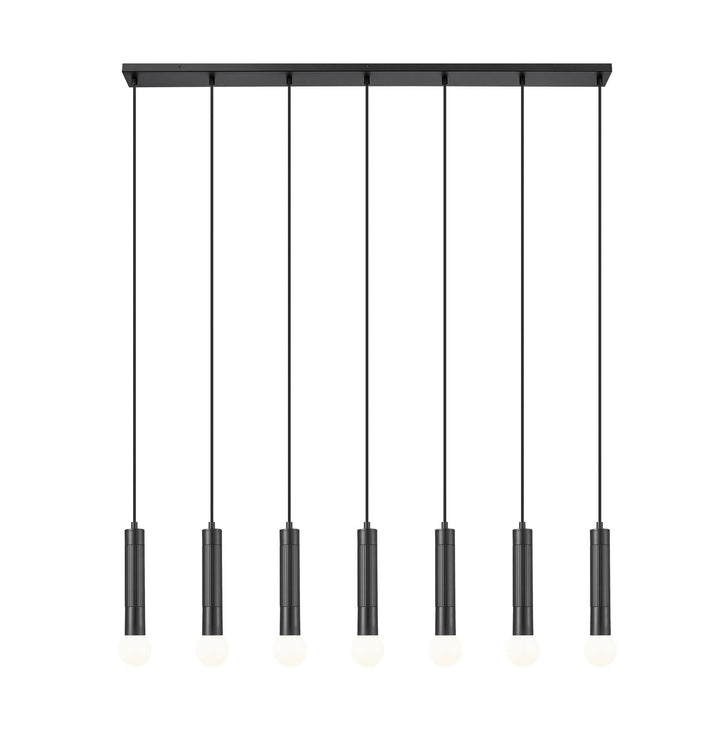 Z-Lite Canada - 1956P-7L-MB - Seven Light Linear Chandelier - Stari - Matte Black
