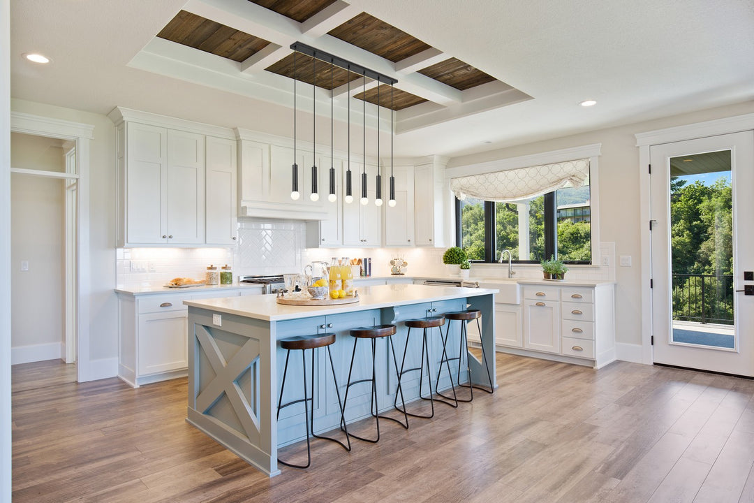 Z-Lite Canada - 1956P-7L-MB - Seven Light Linear Chandelier - Stari - Matte Black