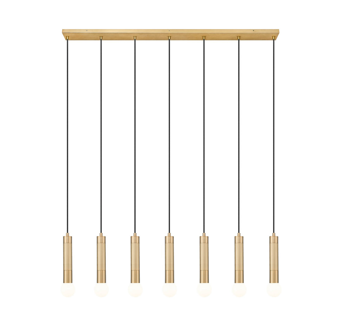 Z-Lite Canada - 1956P-7L-MGLD - Seven Light Linear Chandelier - Stari - Modern Gold