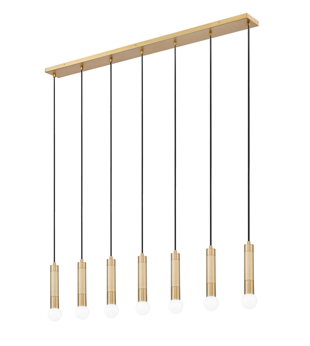 Z-Lite Canada - 1956P-7L-MGLD - Seven Light Linear Chandelier - Stari - Modern Gold