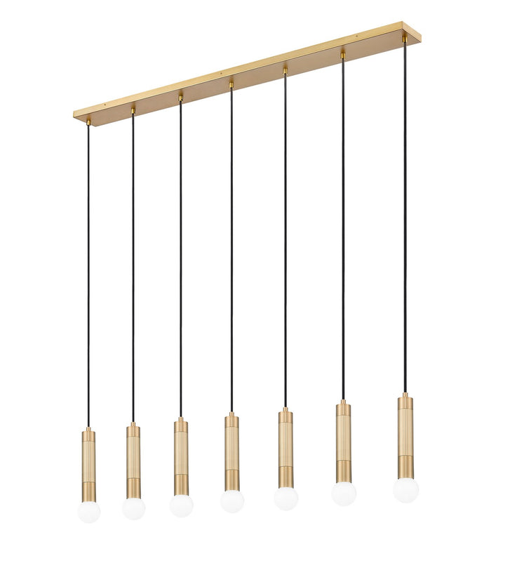 Z-Lite Canada - 1956P-7L-MGLD - Seven Light Linear Chandelier - Stari - Modern Gold
