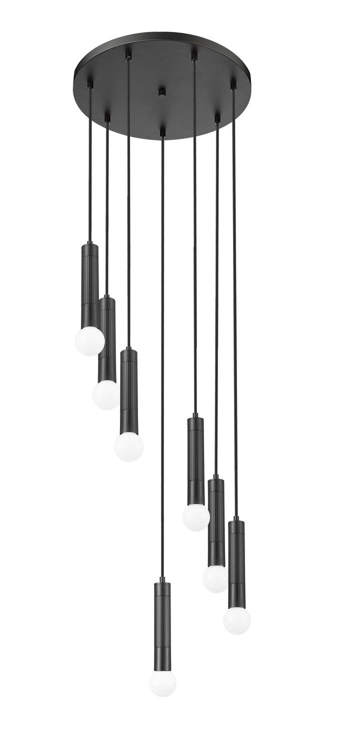 Z-Lite Canada - 1956P-7R-MB - Seven Light Chandelier - Stari - Matte Black