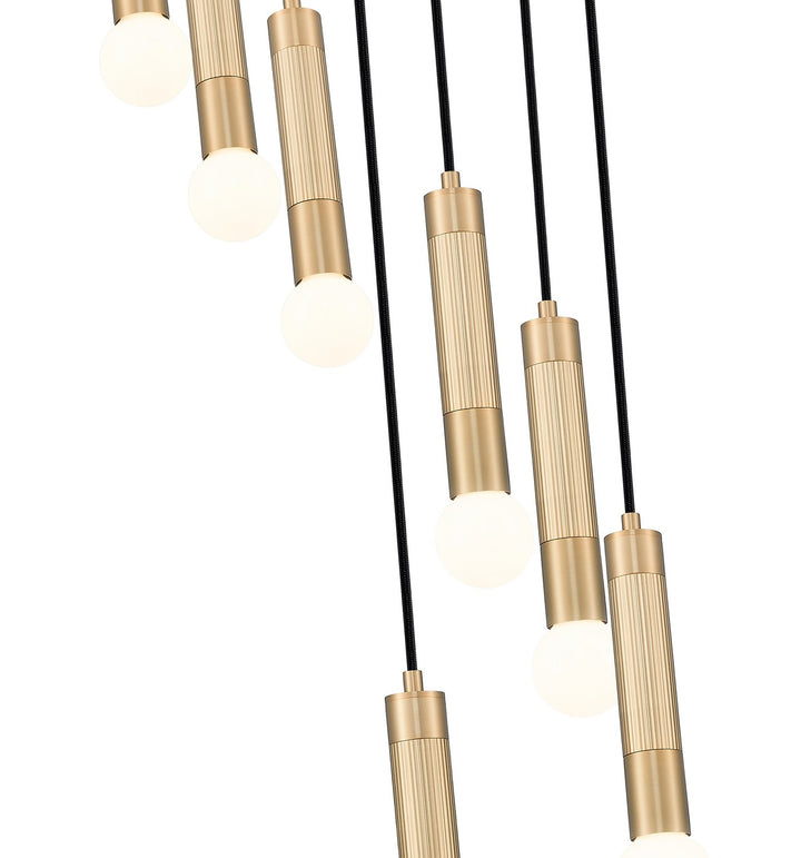 Z-Lite Canada - 1956P-7R-MGLD - Seven Light Chandelier - Stari - Modern Gold