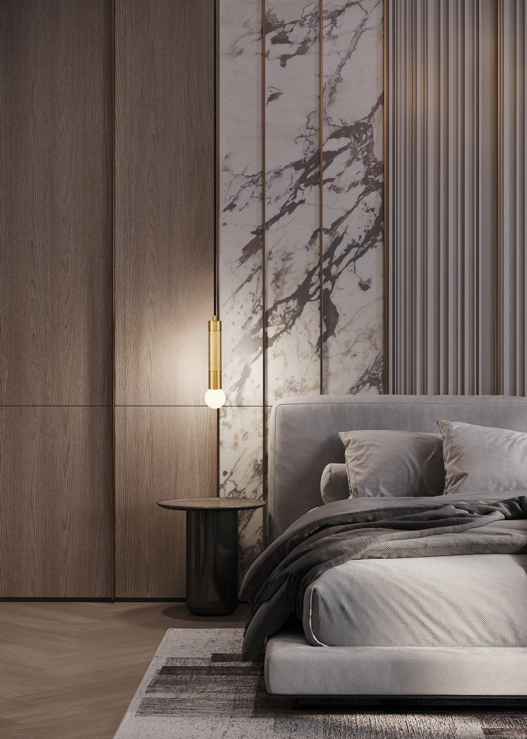 Z-Lite Canada - 1956P-MGLD - One Light Pendant - Stari - Modern Gold