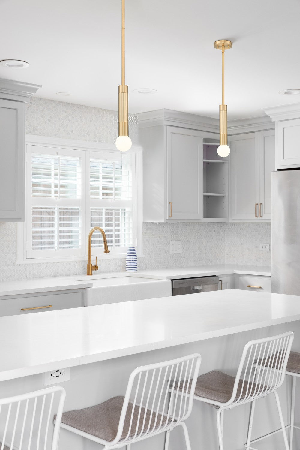 Z-Lite Canada - 1956P-ROD-MGLD - One Light Pendant - Stari - Modern Gold