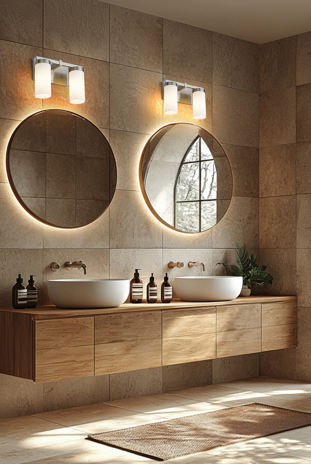 Z-Lite Canada - 3044-2V-BN - Two Light Vanity - Danica - Brushed Nickel