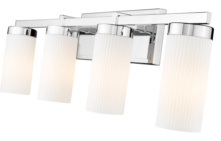 Z-Lite Canada - 3044-4V-CH - Four Light Vanity - Danica - Chrome