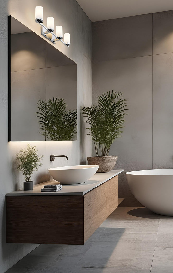 Z-Lite Canada - 3044-4V-CH - Four Light Vanity - Danica - Chrome