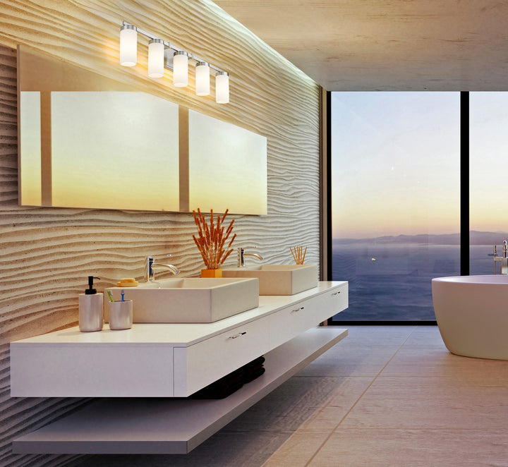 Z-Lite Canada - 3044-5V-BN - Five Light Vanity - Danica - Brushed Nickel