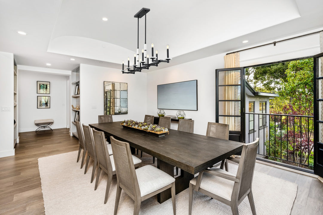 Z-Lite Canada - 3045-10L-MB - Ten Light Linear Chandelier - Kaden - Matte Black