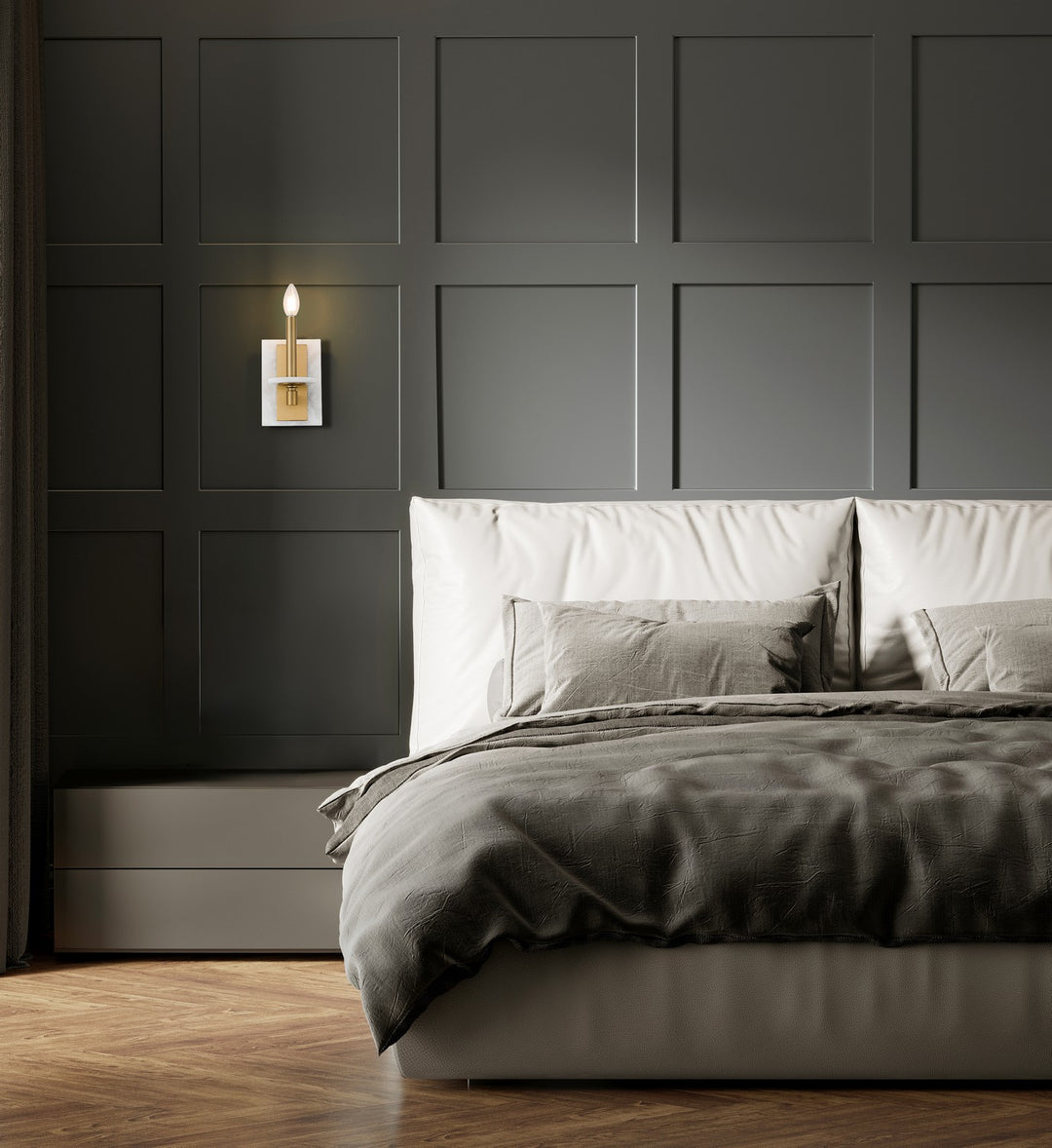 Z-Lite Canada - 3045-1S-MGLD - One Light Wall Sconce - Kaden - Modern Gold