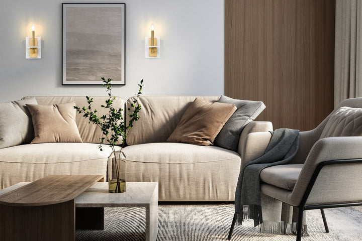 Z-Lite Canada - 3045-1S-MGLD - One Light Wall Sconce - Kaden - Modern Gold