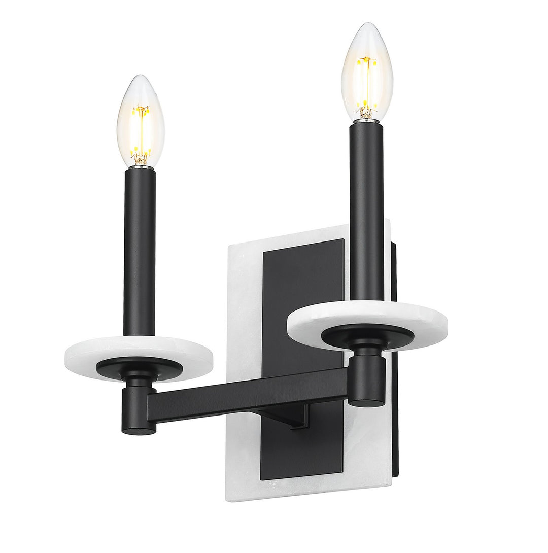 Z-Lite Canada - 3045-2S-MB - Two Light Wall Sconce - Kaden - Matte Black