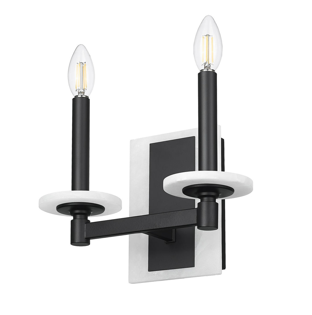Z-Lite Canada - 3045-2S-MB - Two Light Wall Sconce - Kaden - Matte Black