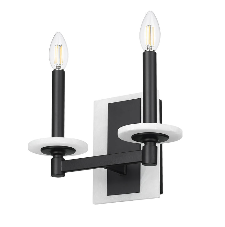 Z-Lite Canada - 3045-2S-MB - Two Light Wall Sconce - Kaden - Matte Black