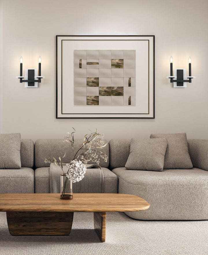 Z-Lite Canada - 3045-2S-MB - Two Light Wall Sconce - Kaden - Matte Black