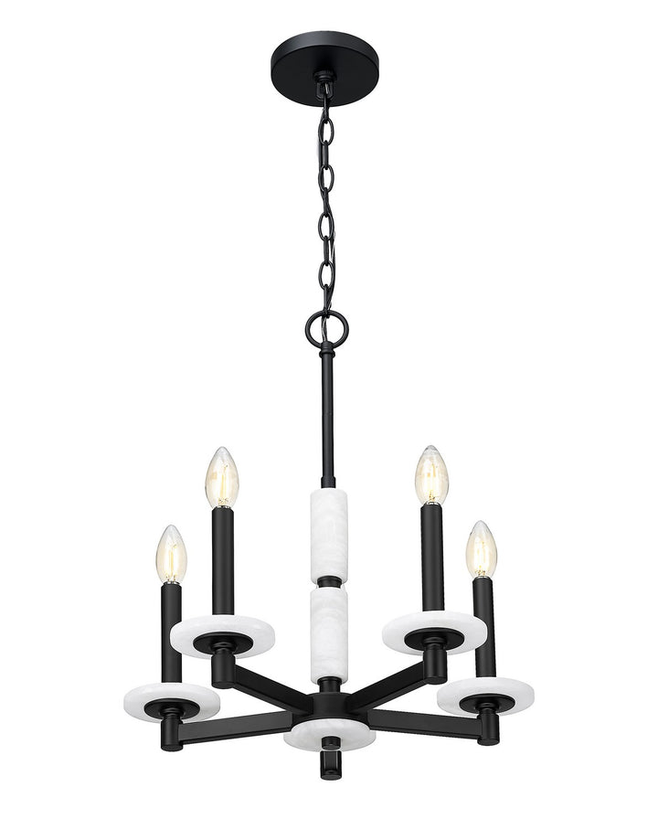 Z-Lite Canada - 3045-5MB - Five Light Chandelier - Kaden - Matte Black