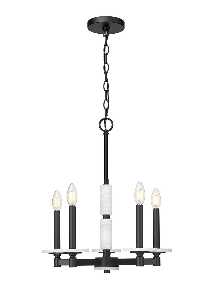 Z-Lite Canada - 3045-5MB - Five Light Chandelier - Kaden - Matte Black