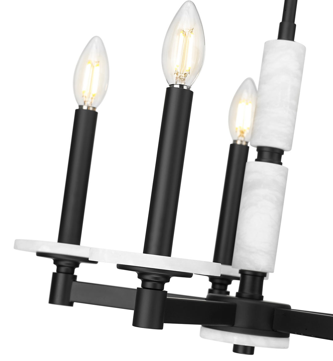 Z-Lite Canada - 3045-5MB - Five Light Chandelier - Kaden - Matte Black