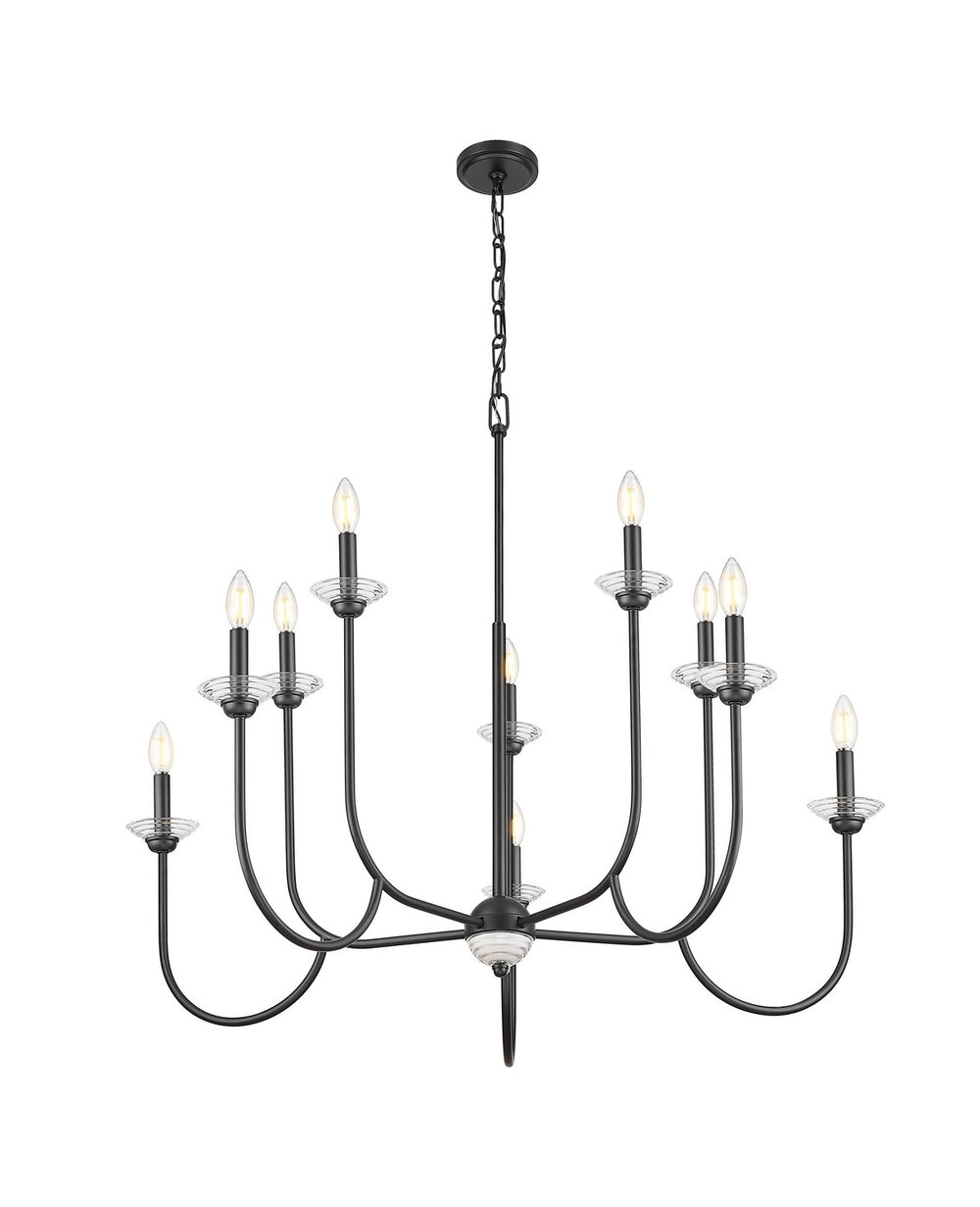 Z-Lite Canada - 352-10MB - Ten Light Chandelier - Allistair - Matte Black