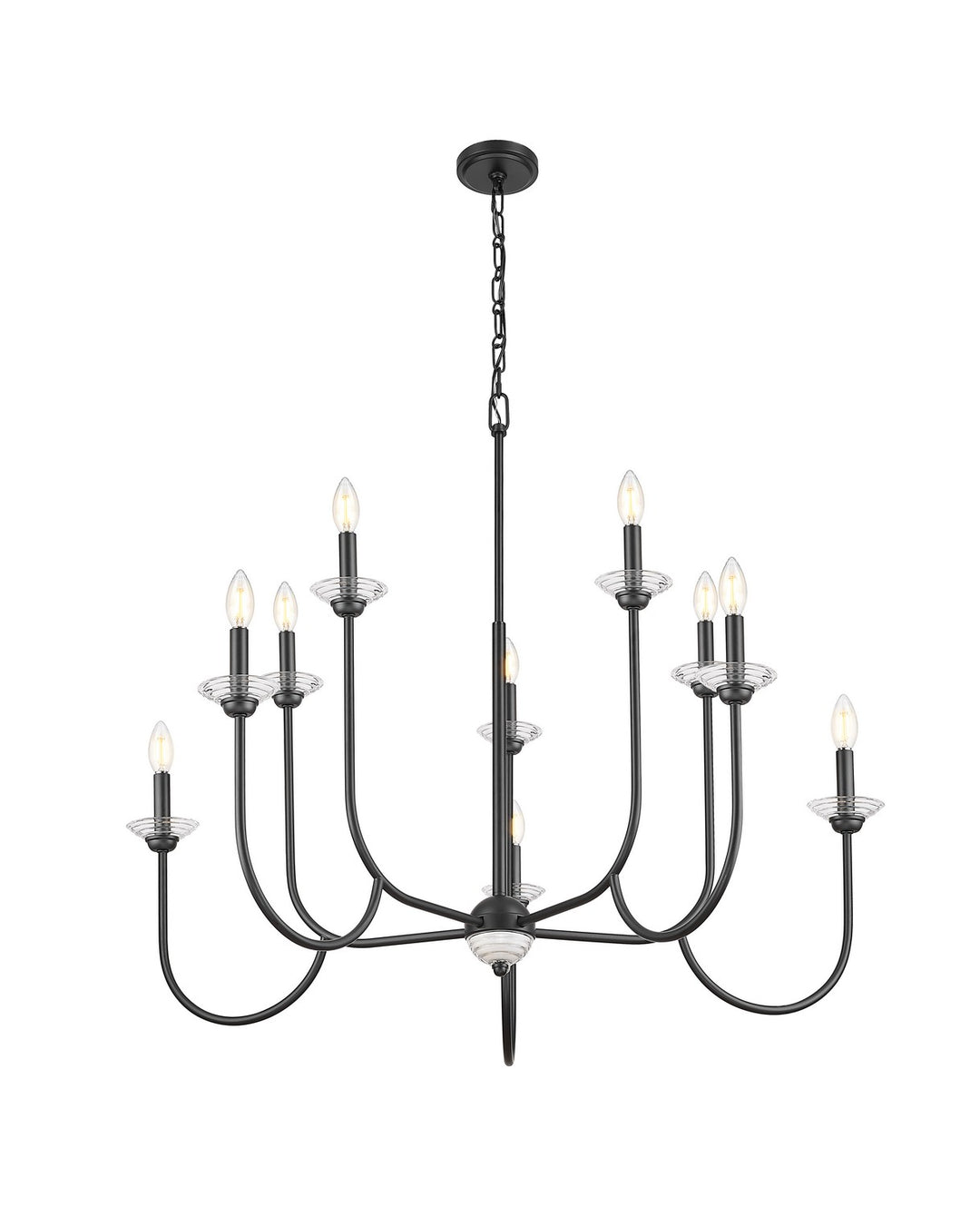 Z-Lite Canada - 352-10MB - Ten Light Chandelier - Allistair - Matte Black