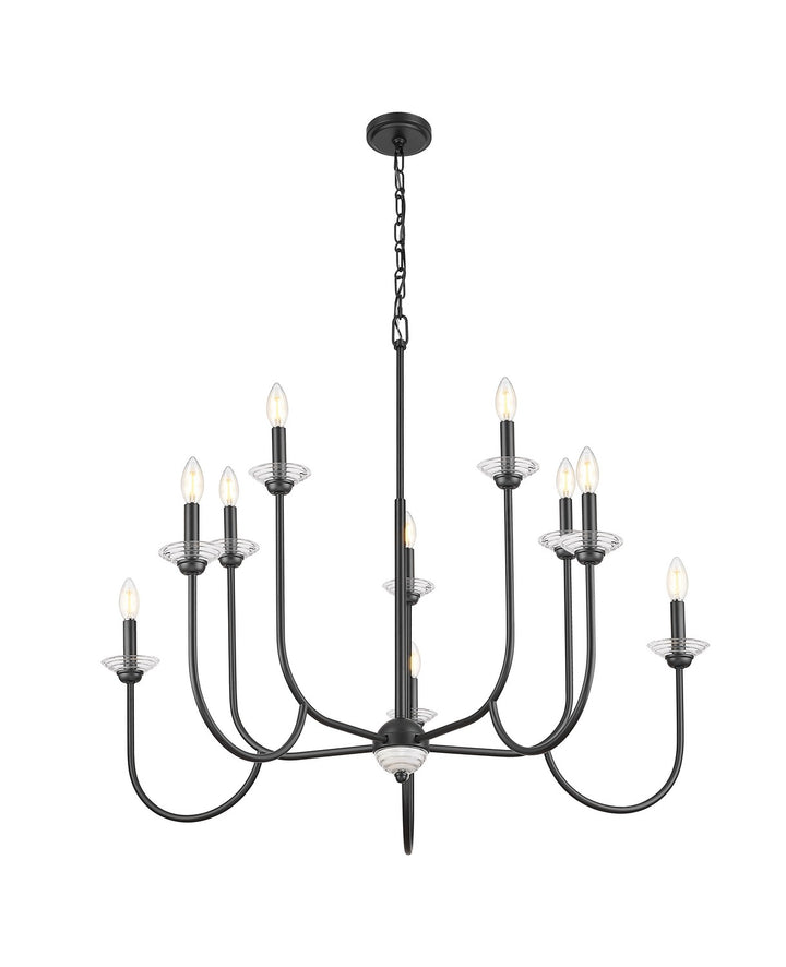 Z-Lite Canada - 352-10MB - Ten Light Chandelier - Allistair - Matte Black