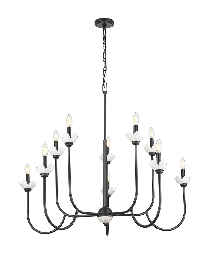 Z-Lite Canada - 352-10MB - Ten Light Chandelier - Allistair - Matte Black