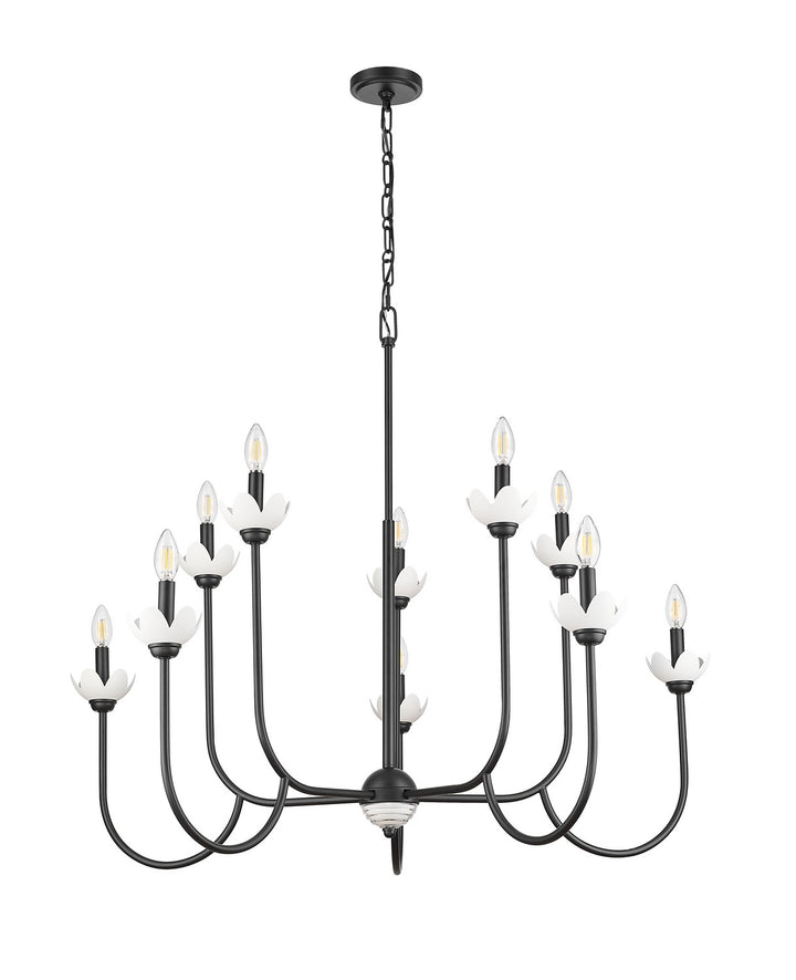 Z-Lite Canada - 352-10MB - Ten Light Chandelier - Allistair - Matte Black