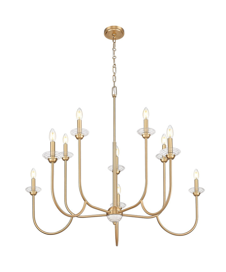 Z-Lite Canada - 352-10MGLD - Ten Light Chandelier - Allistair - Modern Gold