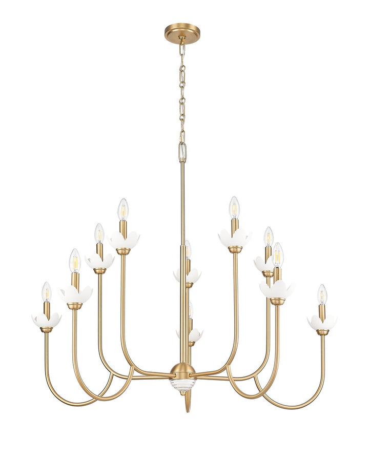 Z-Lite Canada - 352-10MGLD - Ten Light Chandelier - Allistair - Modern Gold