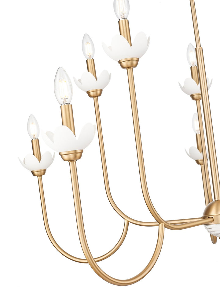 Z-Lite Canada - 352-10MGLD - Ten Light Chandelier - Allistair - Modern Gold