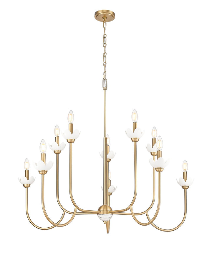 Z-Lite Canada - 352-10MGLD - Ten Light Chandelier - Allistair - Modern Gold