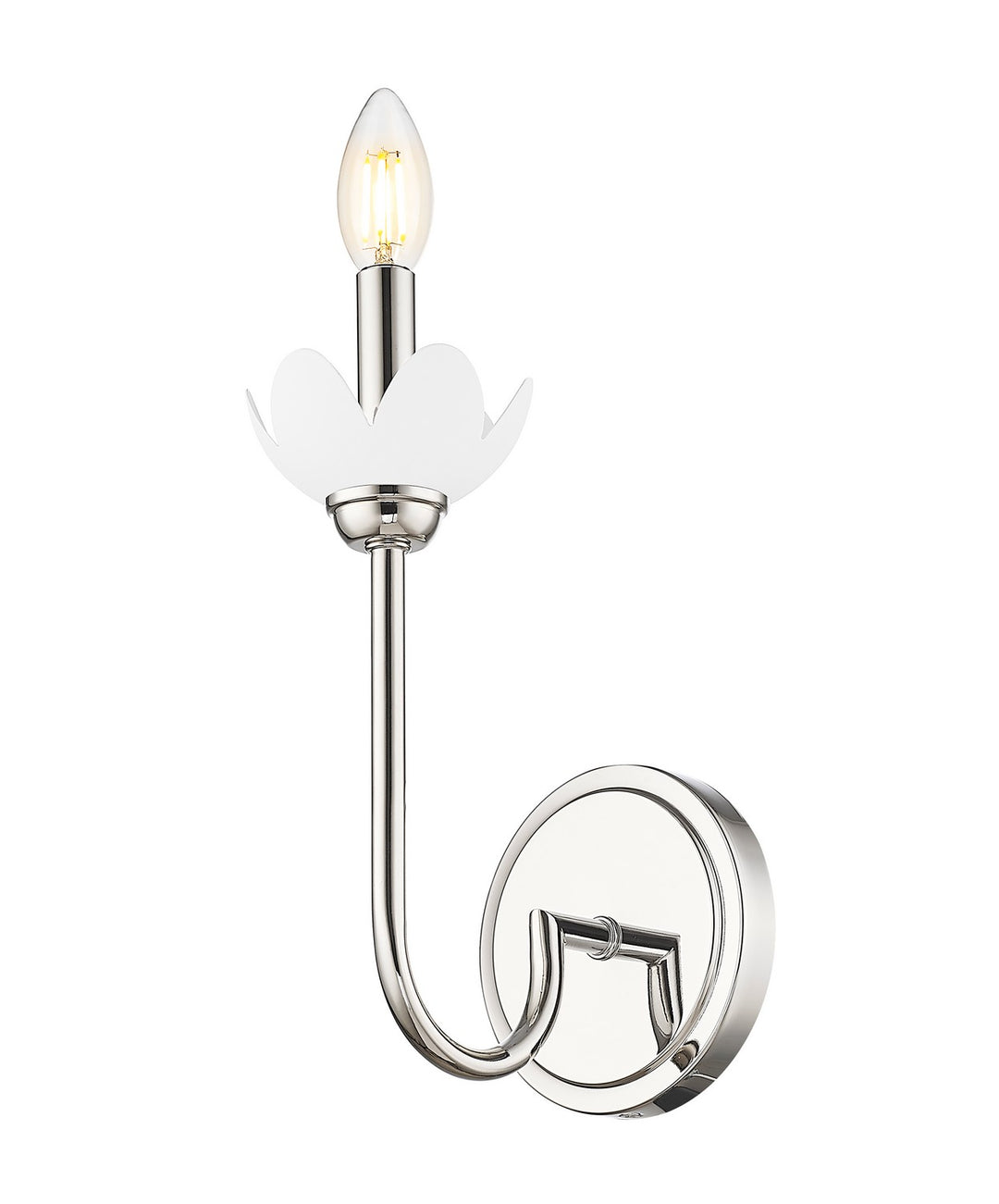 Z-Lite Canada - 352-1S-PN - One Light Wall Sconce - Allistair - Polished Nickel